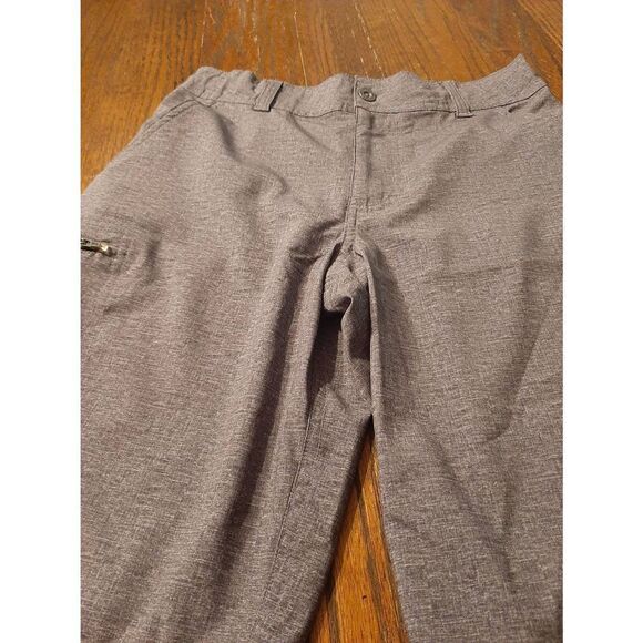 Boys Size 12 ZeroXposur Performance Mid Heather Grey Shorts Adjustable Waist - Picture 3 of 5